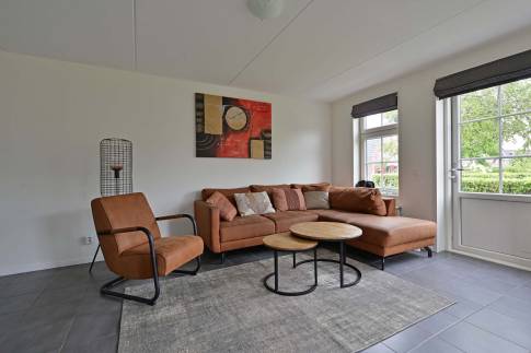 The Woonkamer of Type Waterland 8 - nr. 119 in Vakantiepark De Beemster