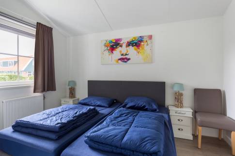 The Slaapkamer 1 of Type Schermer - nr. 174 in Resort De Rijp