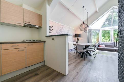 The Keuken of Type Wellness Bungalow - nr. B14 in Vakantiepark De Bosrand