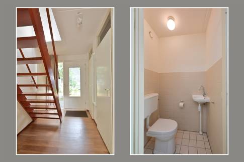 The Toilet of nr. 114 Kamperfoelie - type Bosvilla Comfort 6-7 in Landal Bungalowpark Hoenderloo