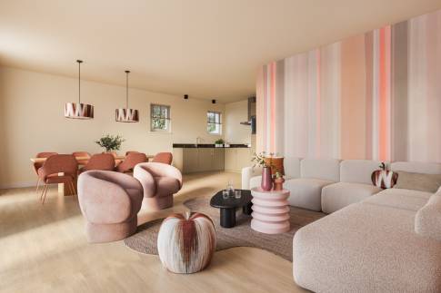 The Woonkamer of Type 8P Comfort - 8C in Landal De Wielsche Dreef