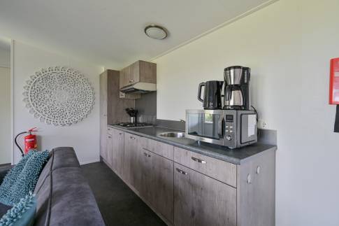 The Keuken of nr. 808 - type Mystique in Vakantiepark De Beemster