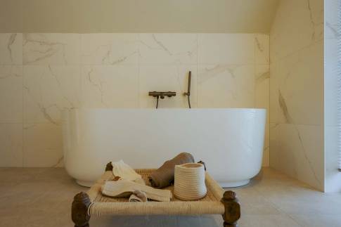 The Badkamer of Type 6P Comfort - 6C in Landal De Wielsche Dreef