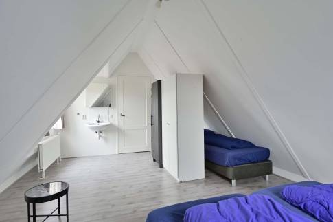 The Slaapkamer 3 of Type Waterland 8 - nr. 119 in Vakantiepark De Beemster