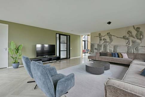 The Woonkamer of Type Vloedschuur - nr. 60 in Dormio Resort Nieuwvliet-Bad