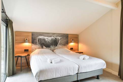 The Slaapkamer 1 of Type Loft - nr. 57 in Vakantiepark Westerbergen