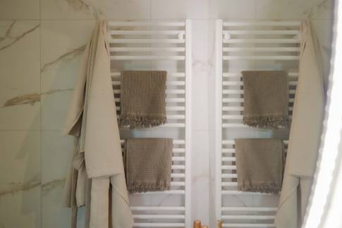 The Badkamer of Type 2P Extra Luxe Wellness - 2ELW in Landal De Wielsche Dreef