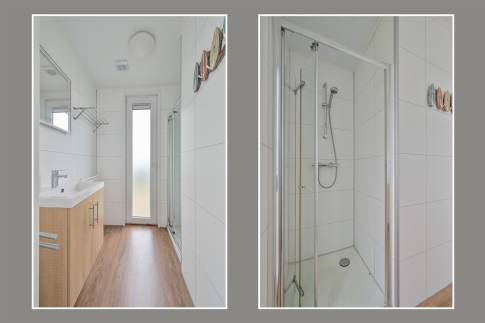 The Badkamer of 't Zand nr. 018 - type Lodge 6A in Vakantiepark Callassande