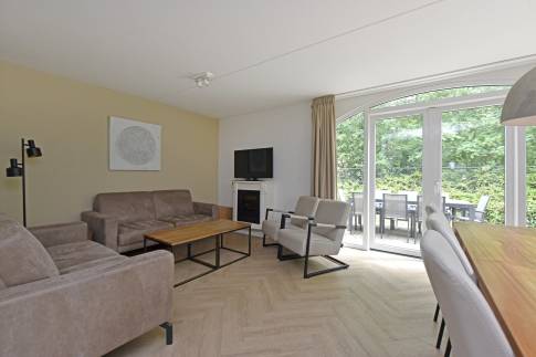 The Woonkamer of nr. 126 - type Comfort Villa 6 in Resort Arcen