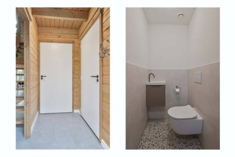 The Toilet of Type Bungalow 6P - nr. 13 in Residence Bosch-Rijck