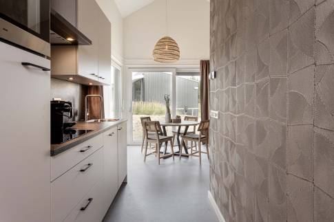 The Keuken of Type Strandlodge 4 in Vakantiepark Boomhiemke