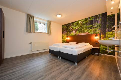 The Slaapkamer 2 of Type Bungalow - nr. 8 in Vakantiepark De Bosrand