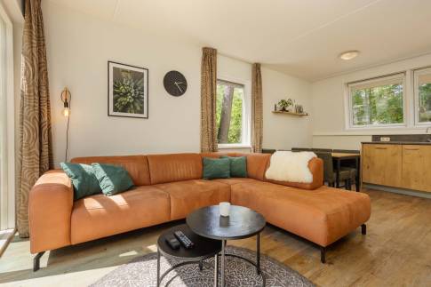 The Woonkamer of Type Parkvilla - nr. 136 Zilverlinde in Landal Bungalowpark Hoenderloo