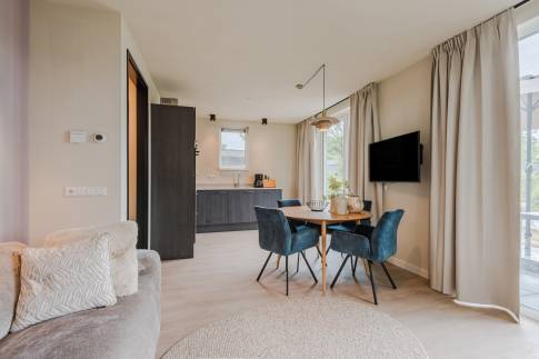 The Woonkamer of Type 2P Extra Luxe Wellness - 2ELW in Landal De Wielsche Dreef
