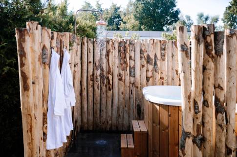 The Tuin of nr. T5 - type Tiny Wellness Cabin 2P in Landgoed De IJsvogel