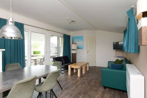 The Woonkamer of Type Fuut 4 - nr. 24 in Vakantiepark Giethoorn