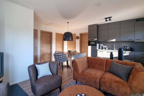 The Woonkamer of Type Silberberg - 4 pers. in Landal Arber