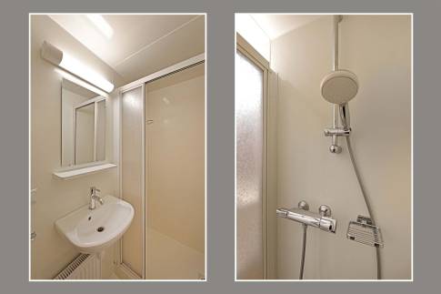 The Badkamer of Type W4A - nr. 50 in Landal Bospark ’t Wolfsven