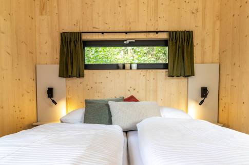 The Slaapkamer 1 of Type A Luxe - nr. C06 in UplandParcs Sauerland