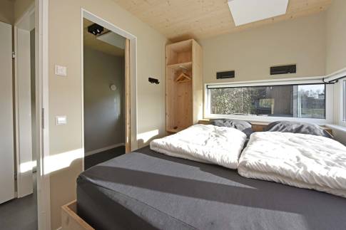 The Slaapkamer of Type 2BE - Golfbreker nr. 16 in Landal Noordzee Résidence De Banjaard
