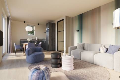 The Woonkamer of Type 2P Extra Luxe Wellness - 2ELW in Landal De Wielsche Dreef