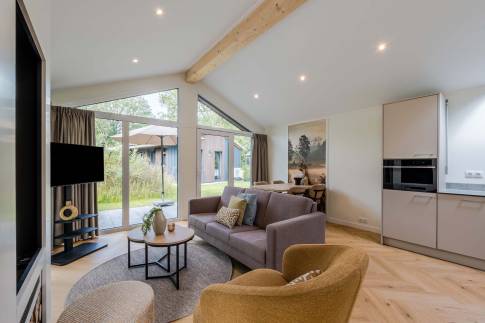 The Woonkamer of Type Greenhouse - 4C3 in Landal Landgoed Bourtange