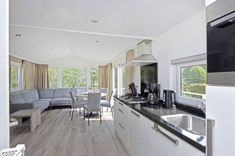 The Keuken of nr. 283 - type Buitenverblijf Comfort 5 in Resort Arcen
