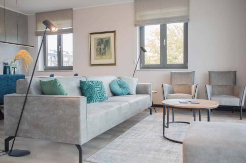 The Woonkamer of Type Appartement - nr. D1 in Astenblick Apartments