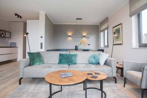 The Woonkamer of Type Appartement - nr. D1 in Astenblick Apartments