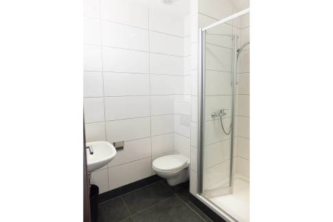 The Badkamer 2 of nr. 106 - type Landhaus 6 Luxe in Eifelpark Kronenburger See