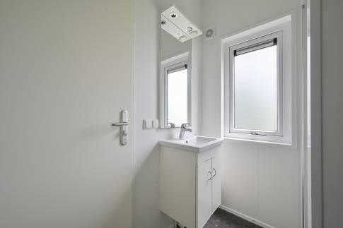 The Badkamer of nr. 808 - type Mystique in Vakantiepark De Beemster