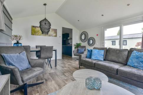 The Woonkamer of Type Chalet - nr. 226 in Vakantiepark Aan De Maas