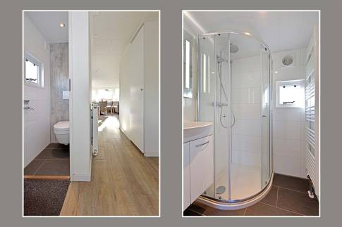 The Badkamer of Type Buitenverblijf Comfort 5 - nr. 350 in Resort Arcen