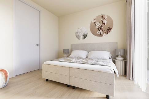 The Slaapkamer of Type 12P Comfort - 12C in Landal De Wielsche Dreef