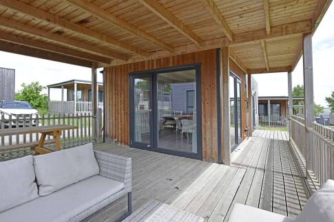The Terras of Type Berghem Chalet - nr. 6 in EuroParcs Gulperberg