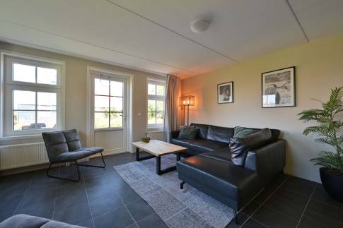 The Woonkamer of Type Waterland 6 - nr. 162 in Vakantiepark De Beemster