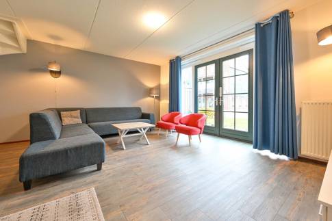 The Woonkamer of nr. 216 -  type VO7A Comfort in Landal Marinapark Volendam
