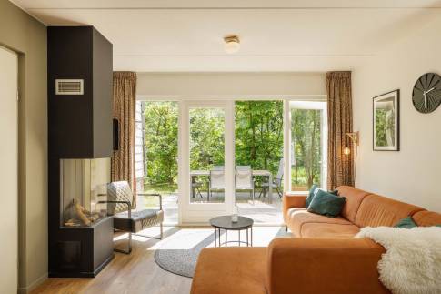 The Woonkamer of Type Parkvilla - nr. 136 Zilverlinde in Landal Bungalowpark Hoenderloo