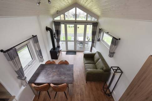 The Woonkamer of Type Tiny House - nr. 513 in Recreatiepark De Tolplas