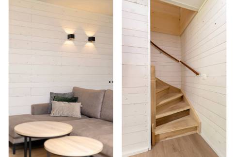 The Woonkamer of Type Forest Villa 6 - nr. 11 in Roompot Vakantiepark Schaijk