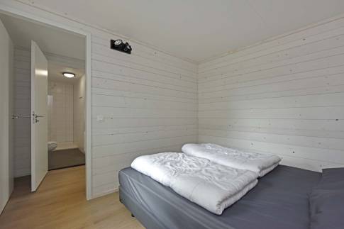 The Slaapkamer 2 of Type Forest Villa 6 - nr. 2 in Roompot Vakantiepark Schaijk