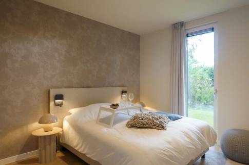The Slaapkamer of Type 2P Extra Luxe Wellness - 2ELW in Landal De Wielsche Dreef