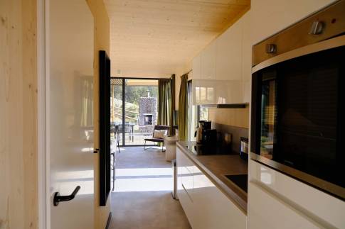 The Keuken of Type A Luxe - nr. D08 in UplandParcs Sauerland