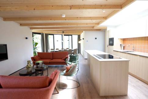 The Woonkamer of Type Circle lodge 10 - nr. 47 in Roompot Gulpen