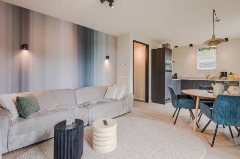 The Woonkamer of Type 2P Extra Luxe Wellness - 2ELW in Landal De Wielsche Dreef