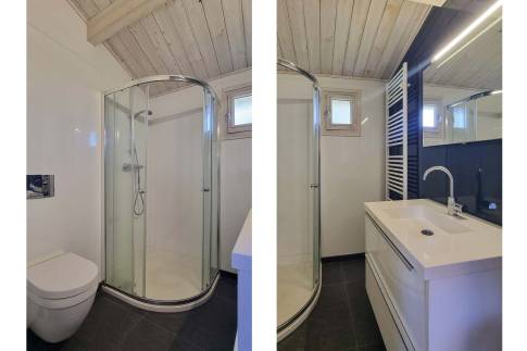 The Badkamer of Type Buitenverblijf Wellness 4 - nr. 294 in Resort Arcen