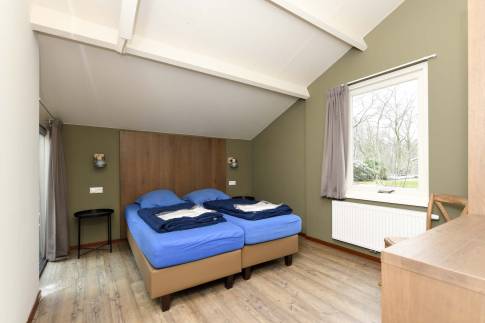 The Slaapkamer 1 of Type Sequoia 6P - nr. 37 in Vakantiepark Westerbergen