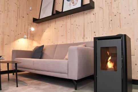 The Woonkamer of Type A Luxe - nr. K02 in UplandParcs Sauerland