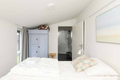 The Slaapkamer 1 of Type Bungalow - nr. 60 in Recreatiepark De Wielen