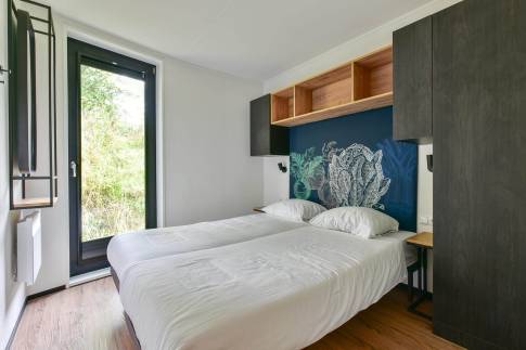 The Slaapkamer 3 of Type Circle Lodge 10 - nr. 49 in Roompot Gulpen